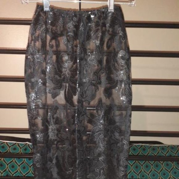 Dresses & Skirts - black sheer pencil skirt